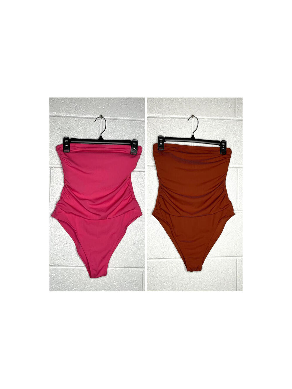 < Two Piece Strapless One Piece Swimsuit Bundle Size Medium > - Picture 2 of 8